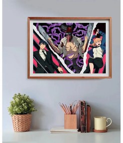 Chainsaw Man Demon Ripper 500 db-os Cube puzzle Clementoni