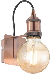 Ideal Lux - Fali lámpa FRIDA 1xE27/60W/230V réz