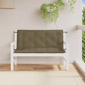2 db melange tópszínű szövet kerti padpárna 120x50x7 cm