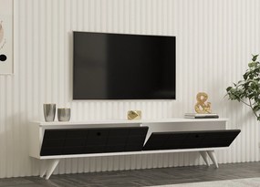 TV szekrény Alberi - Anthracite, White