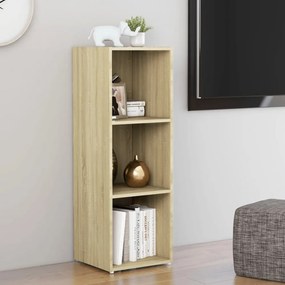 sonoma tölgy színű szerelt fa TV-szekrény 107 x 35 x 37 cm