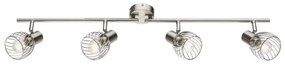 Globo 54809-4 - Spotlámpa TEXAS 4xE14/40W/230V matt króm