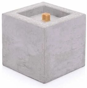 Beton lámpás 10x10 cm szürke