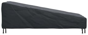 Kültéri bútor takaró Fekete 195 x 76 x 82 cm 210D oxford szövet