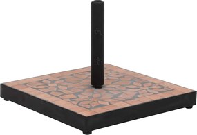 vidaXL terrakotta négyzet alakú napernyő talp 12 kg