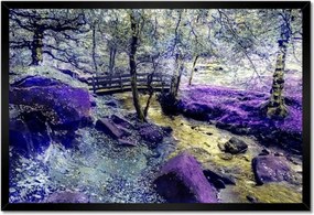 Poszterek keretben 60x40 Híd a folyó felett