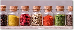 Lacobel konyhaszekrény alá Színes fűszerek XXL