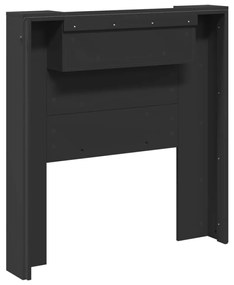 Fejtámla LED -es lámpákkal Fekete 100 x 16,5 x 103,5 cm Faanyag