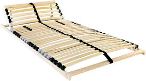 vidaXL Lécalap Barna 90 x 190 cm Tömör bükkfa