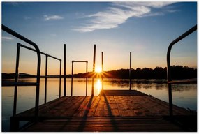 Poszterek 120x80 Naplemente híd