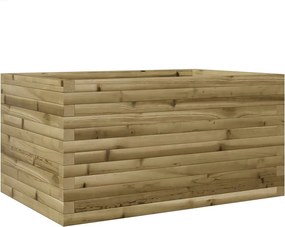 vidaXL impregnált fenyőfa kerti virágláda 90x60x46 cm