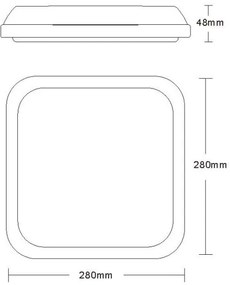 Lucide 79193/24/31 - LED Fürdőszobai lámpa TISIS LED/24W/230V IP54