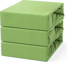 Pamut lepedő gumis 200x220 Fű