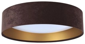 LED mennyezeti lámpa GALAXY LED/24W/230V barna/arany