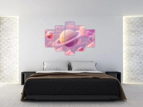 Kép - Rózsaszín bolygó (150x105 cm)