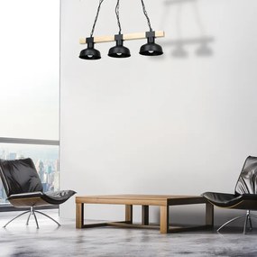 Csillár láncon FARO 3xE27/60W/230V