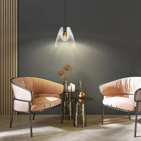FISCHER & HONSEL 60843 MIRO Egyágú Függesztett Lámpa Fém E27 IP20