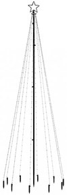 színes fényű karácsonyfa tüskével 310 LED-del 300 cm
