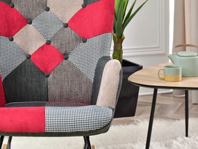 Fotel Sibyla (patchwork + fekete). 1110395