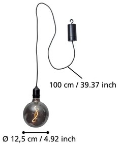 Eglo VIGNANELLO 900209 kültéri, függeszthető dekoráció, 1x0,06W LED, 2700K, , IP44