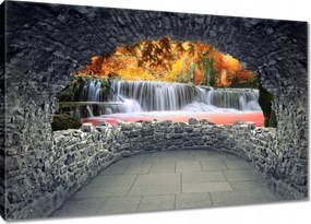 Vászonkép 60x40 Narancssárga vízesés