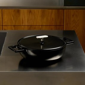 Öntöttvas serpenyő fedővel ø 26 cm tegame Mattia 3.0 – FABINI