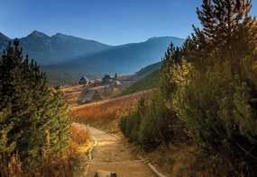 Tapéta vinil flizelin hegy Tátra Lánctalpas csarnok wz2 Méretre Szabva