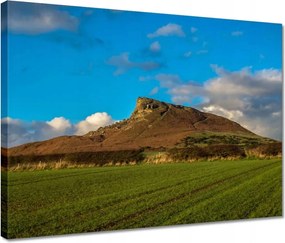 Vászonkép 40x30 Kilátás a rétről Hegy