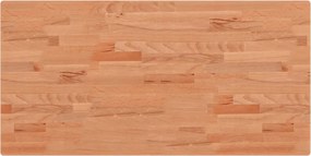 vidaXL tömör bükkfa téglalap alakú asztallap 100x50x2,5 cm
