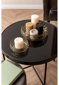 Layered szürke gyertya, magasság 7,5 cm - PT LIVING