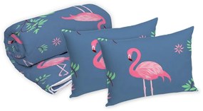 Alcam Flamingo Szett, 2 párna 50x70 cm és Mikroszálas steppelt paplan 220x200 cm