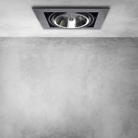 Beépíthető lámpa PLAZA AR111 1xGU10/12W/230V fekete