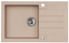 ALVEUS 1090946 - Mosogató ROCK 78x48 cm gránit/bézs