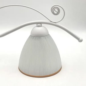 Csillár láncon RETRO 2xE27/60W/230V matt fehér