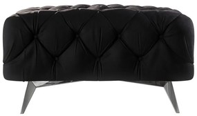 Fekete bársony lábtartó Chelsea – Ropez