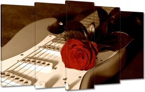 Vászonkép 100x60 Evező és rózsa