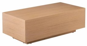 Natúr színű dohányzóasztal tölgyfa dekorral 40x80 cm GOBA – Blomus