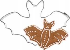 Keksz Lyukasztó Acél Denevér Mézeskalåcs Forma Halloween 8CM