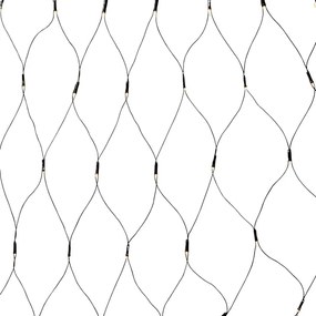 Nedis CLLN320 - LED Karácsonyi függöny 320xLED/7 funkciós 6m IP44 meleg fehér