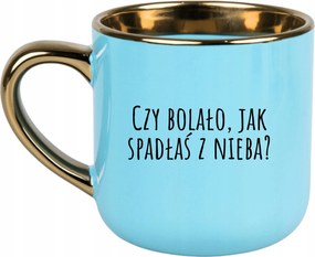 Bögre Kék Ajándék Vicces Anyák Napja Fájt, Amikor Leestél Az Égből