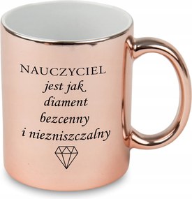 Réz Bögre 300ml Tanár Mint Gyémánt Pedagógusnapra Különböző mintákkal