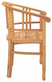 Kerti székek 2 pcs Barna 63 x 58 x 89 cm Tömör tíkfa