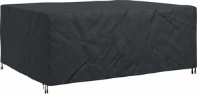 vidaXL Bútor takaró Egyszínű Fekete 220 x 190 x 85 cm 420D