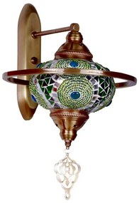 Fali lámpatest YENI 1xE27/40W/230V bronz