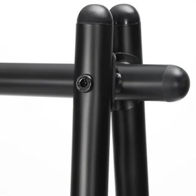 LINEA álló ruhafogas, fekete