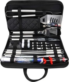 Avenberg ELEMENT 27-részes grillszerszám szett