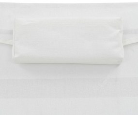 Fekete polyrattan napozóágy párnával