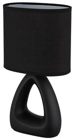 Globo 21731S - Asztali lámpa TRIANGLE 1xE14/40W/230V fekete