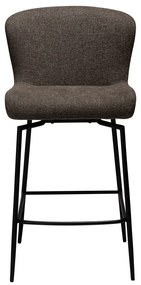 Barna kárpitozott bárszék (ülésmagasság 67,5 cm) Glam – DAN-FORM Denmark
