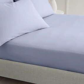 Levendula színű gumis pamut-perkál lepedő 135x190 cm Cotton Percale – Bianca